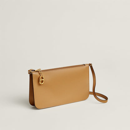  Hermes Zipengo Chaine D'Ancre To Go Pouch Biscuit