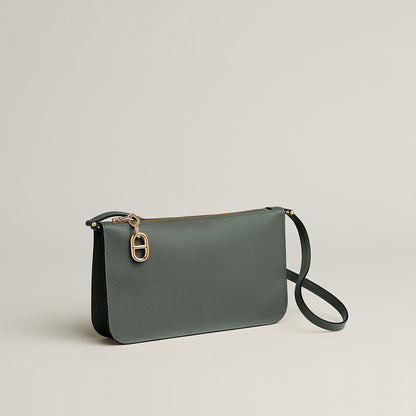  Hermes Zipengo Chaine D'Ancre To Go Pouch Vert Amande