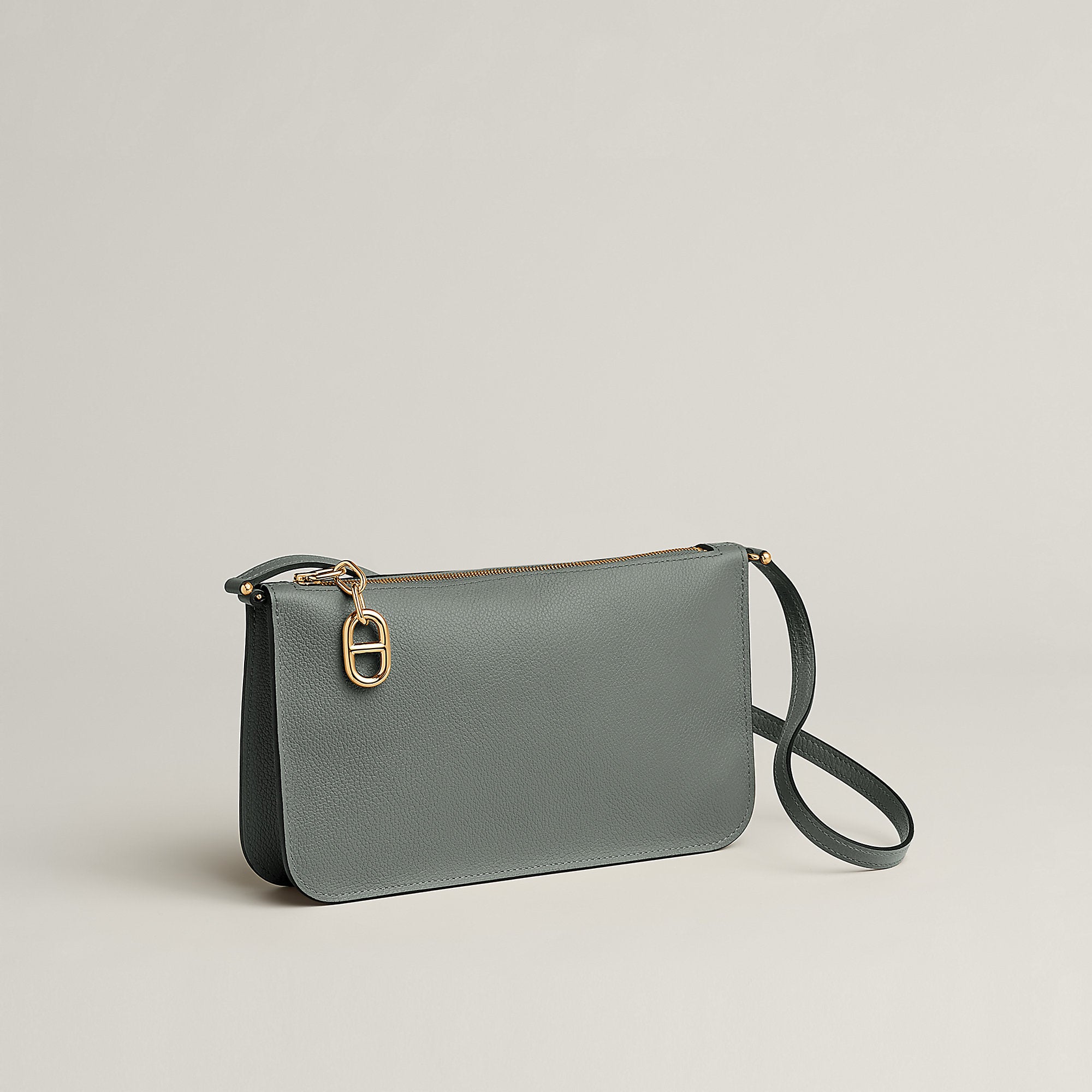  Hermes Zipengo Chaine D'Ancre To Go Pouch Vert Amande