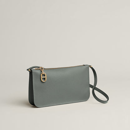  Hermes Zipengo Chaine D'Ancre To Go Pouch Vert Amande