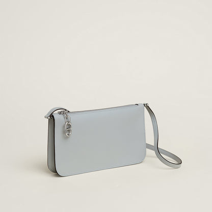 Hermes Zipengo Chaine D'Ancre To Go Pouch Bleu Glacier