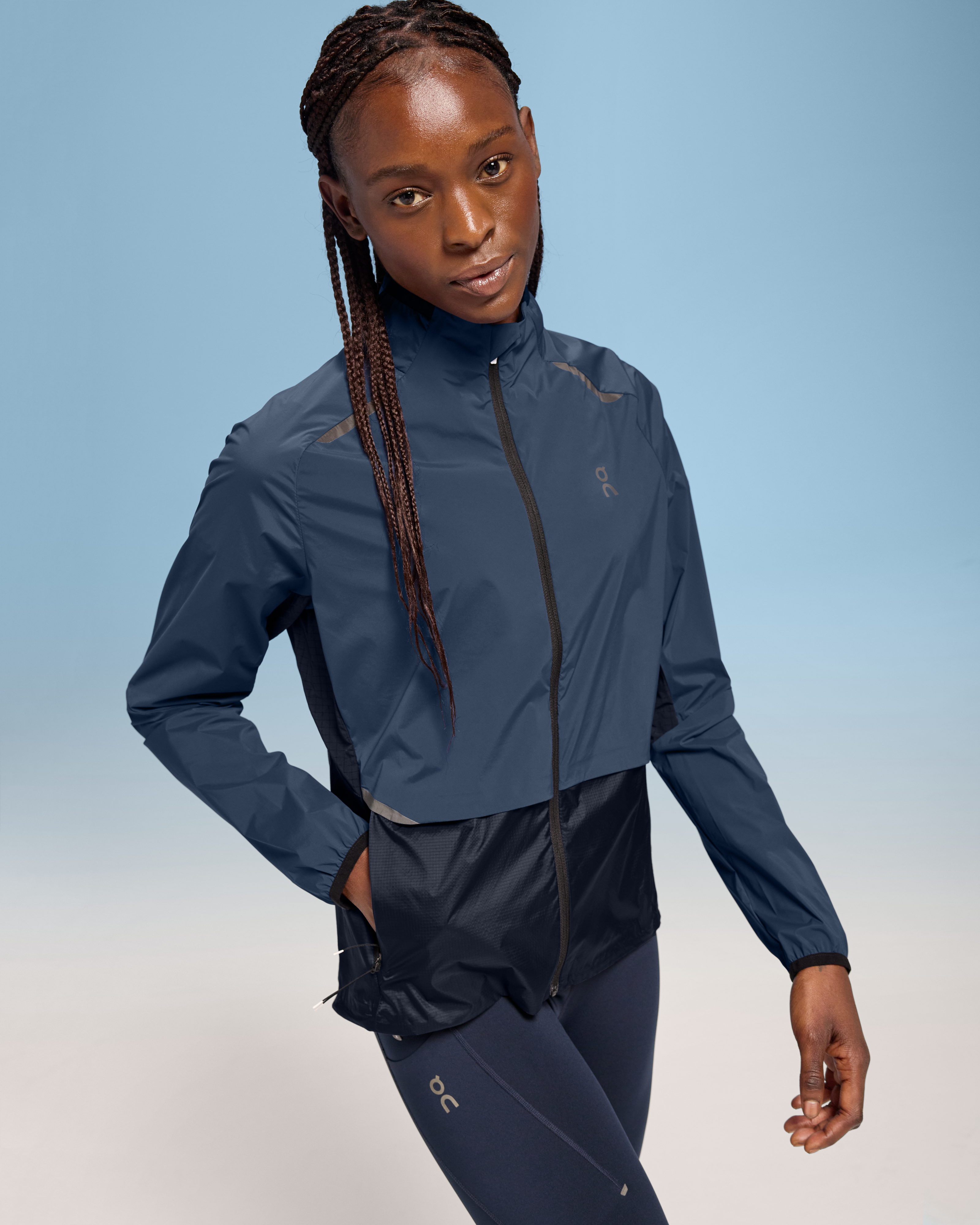 on weather jacket Denim | Navy (Women's)