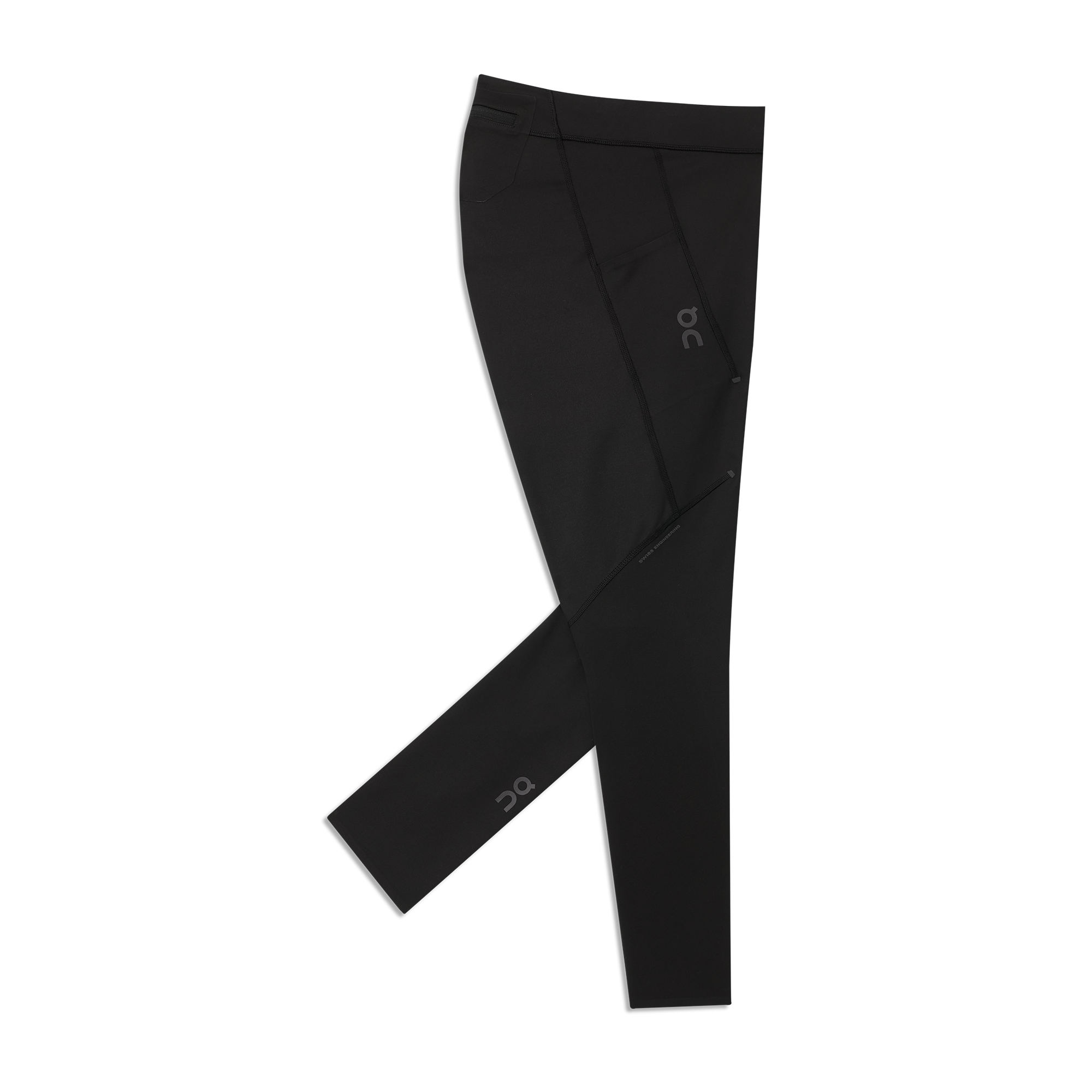 on performance tights Black