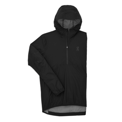 On Waterproof Anorak Black
