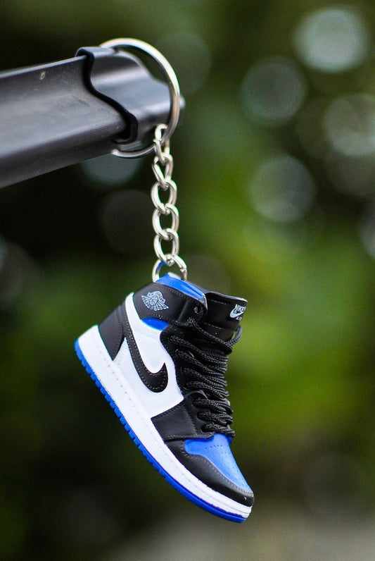 3D Sneaker Keychain Jordan 1 Royal Toe