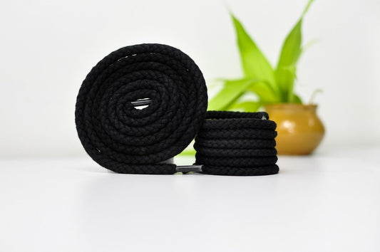 Braided Rope Lace - Black