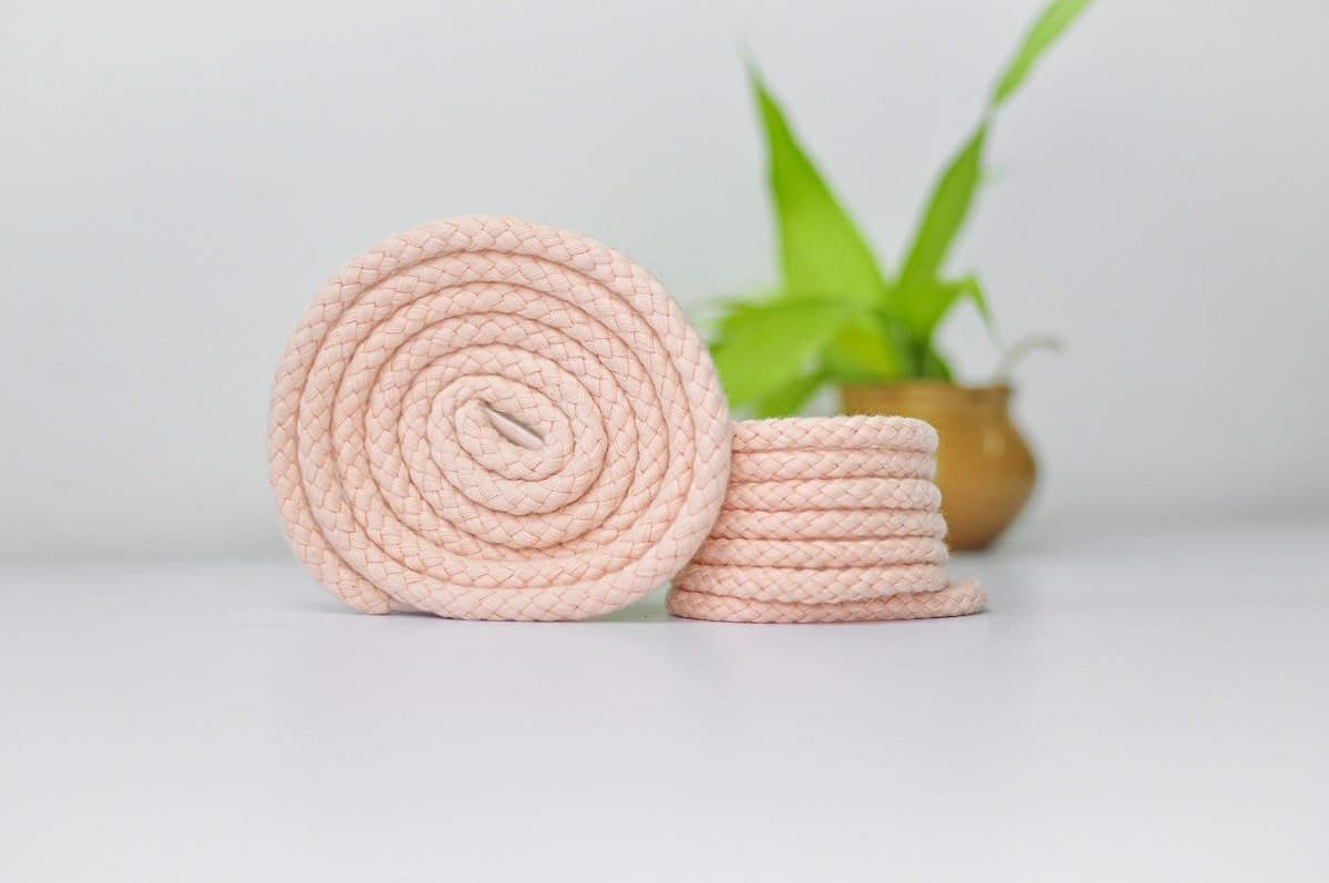 Braided Rope Lace - Pink