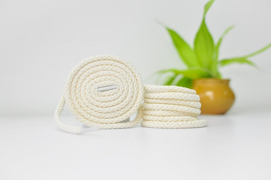 Braided Rope Lace - Cream
