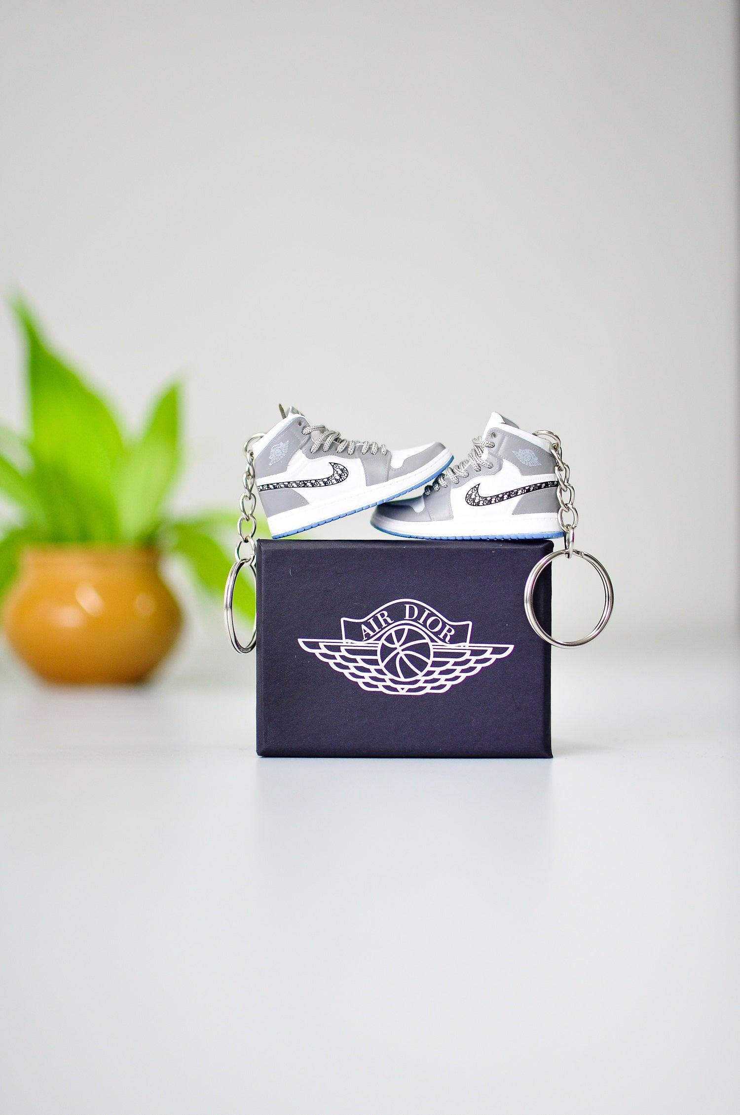 3D Sneaker Keychain With Box | Jordan keychain with box | Kicks Machine
