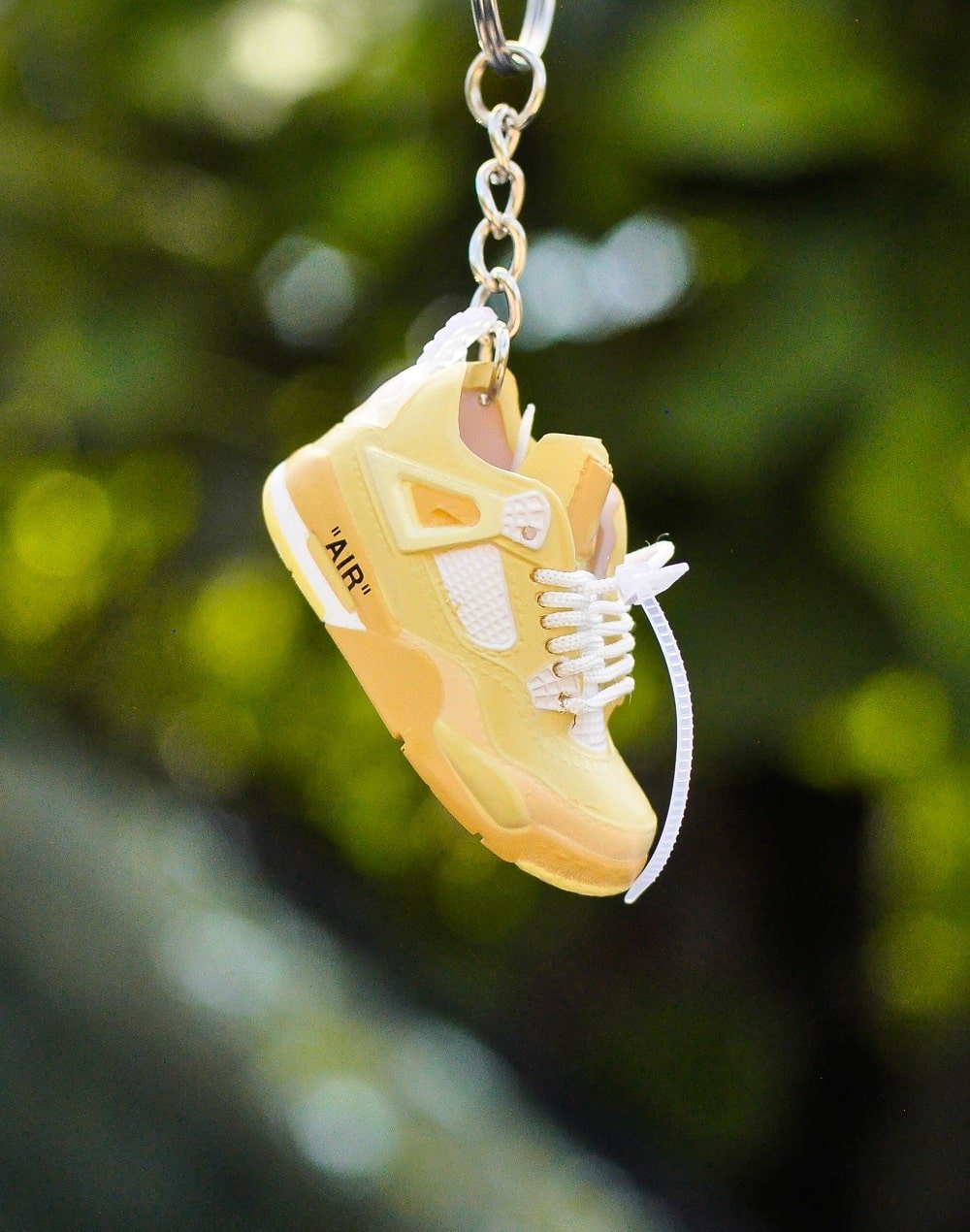 3D Sneaker Keychain AJ4 OffWhite Sail