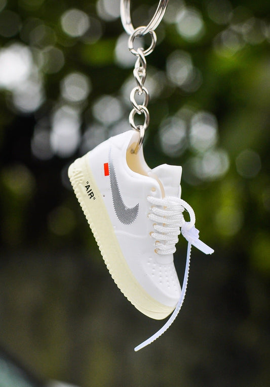 3D Sneaker Keychain Air Force 1 Off White