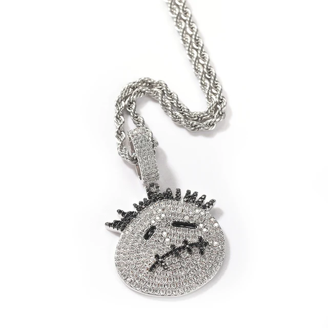 TRAVIS SCOTT LOGO ICED OUT PENDANT