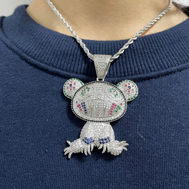 MURAKAMI PANDA ICED OUT PENDANT