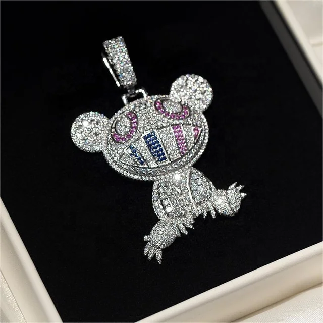 MURAKAMI PANDA ICED OUT PENDANT