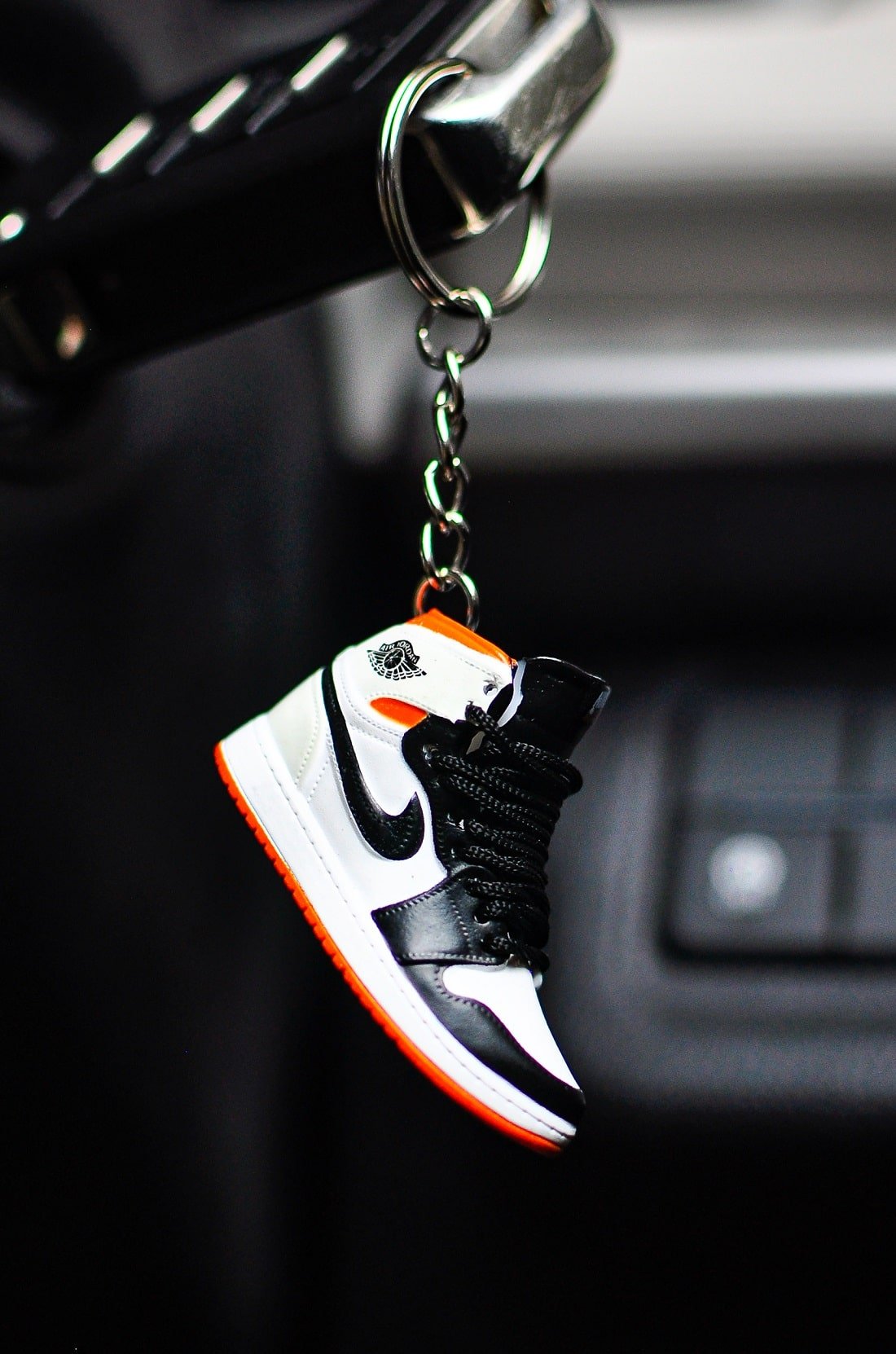 3D Sneaker Keychain AJ1 Electro Orange