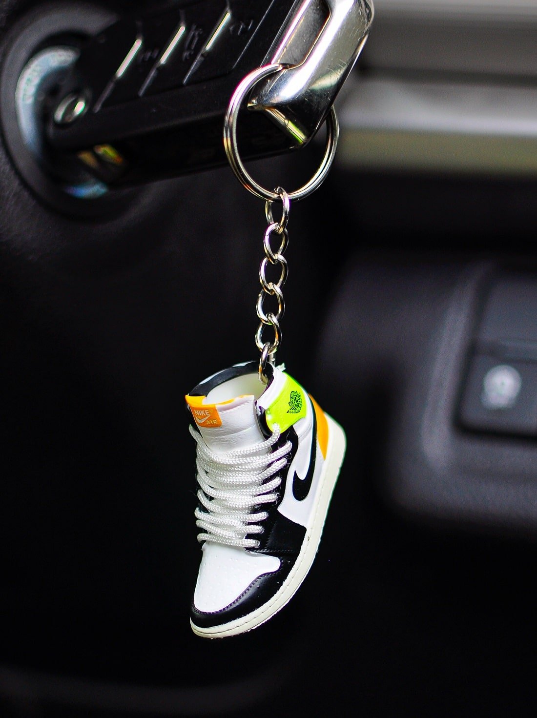 3D Sneaker Keychain AJ1 Volt Gold