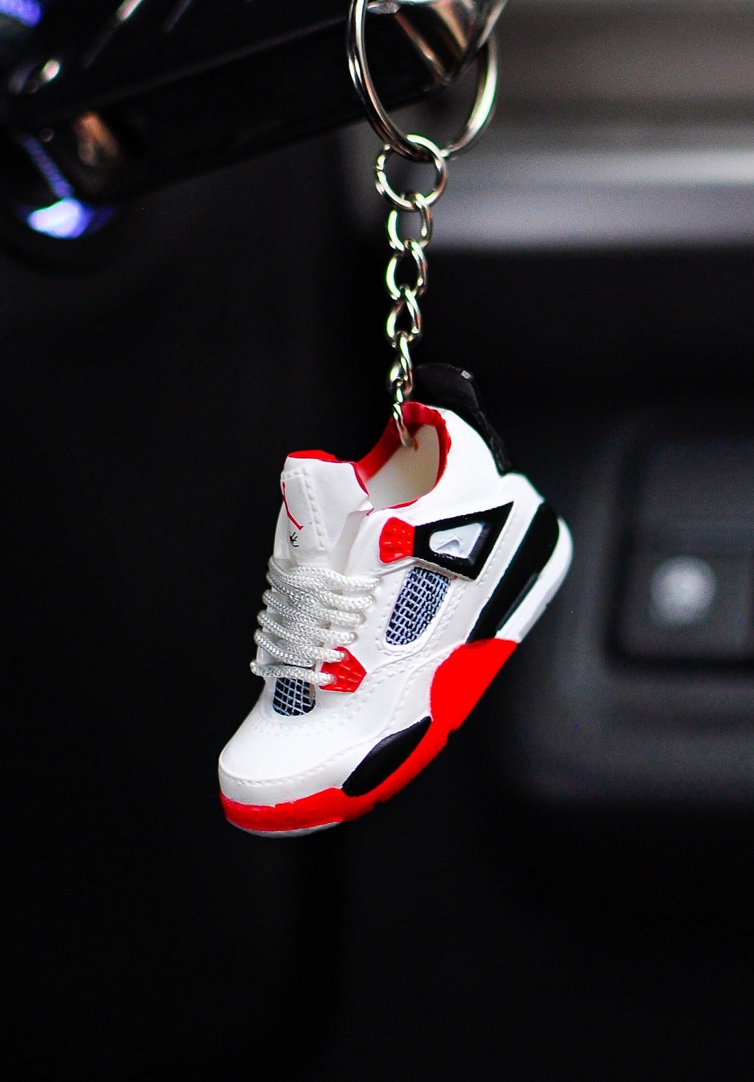 3D Sneaker Keychain AJ4 Fire Red