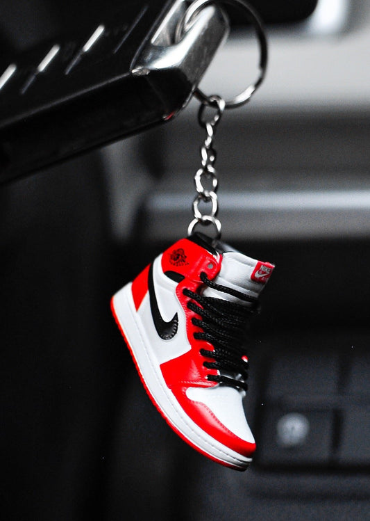 DSK GLOBAL Cute Nike Air Jordan X Louis Vuitton Keyring 3D Rubber