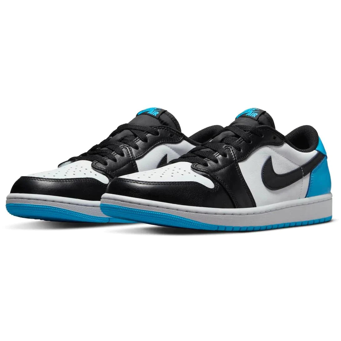 air jordan 1 low black dark powder blue