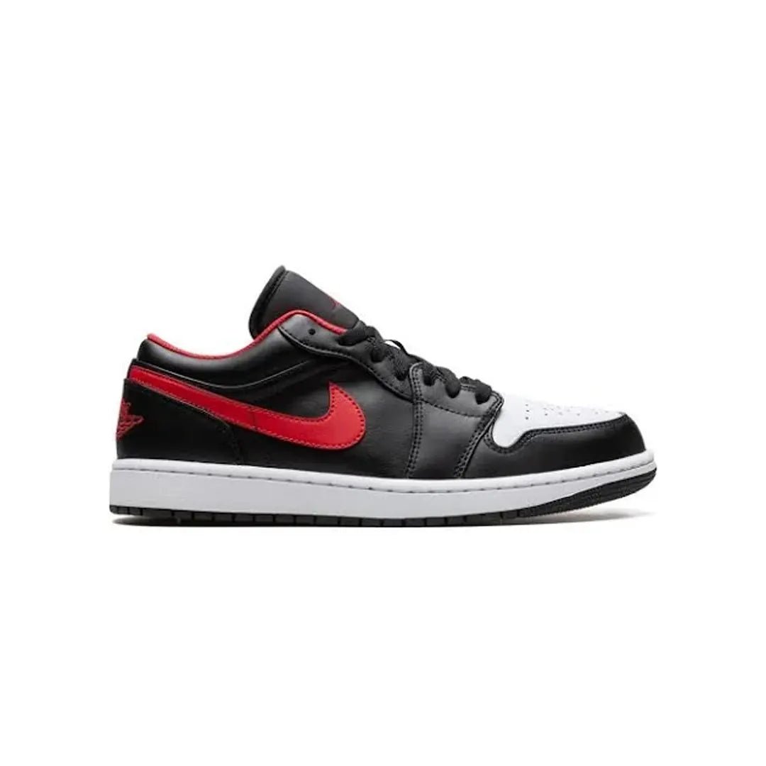 air jordan 1 low black fire red white