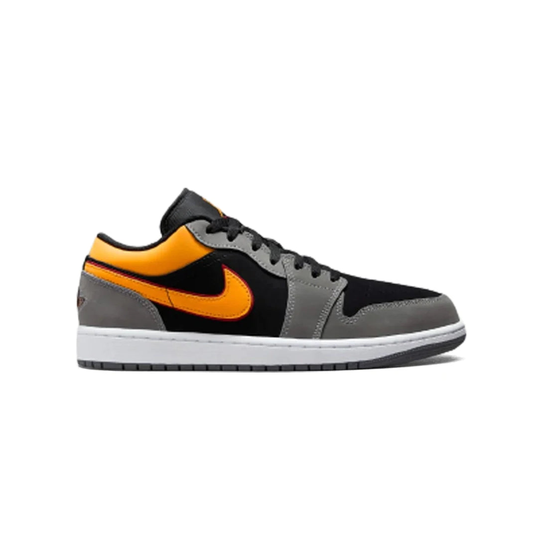 Air Jordan 1 Low Light Graphite Vivid Orange Black Friday Sale