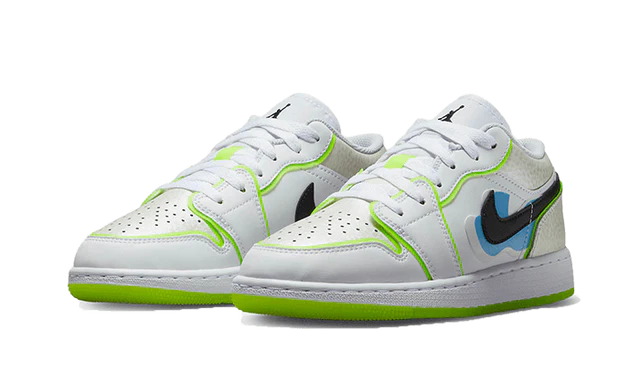 Air Jordan 1 Low SE Warped Swoosh Kicks Machine