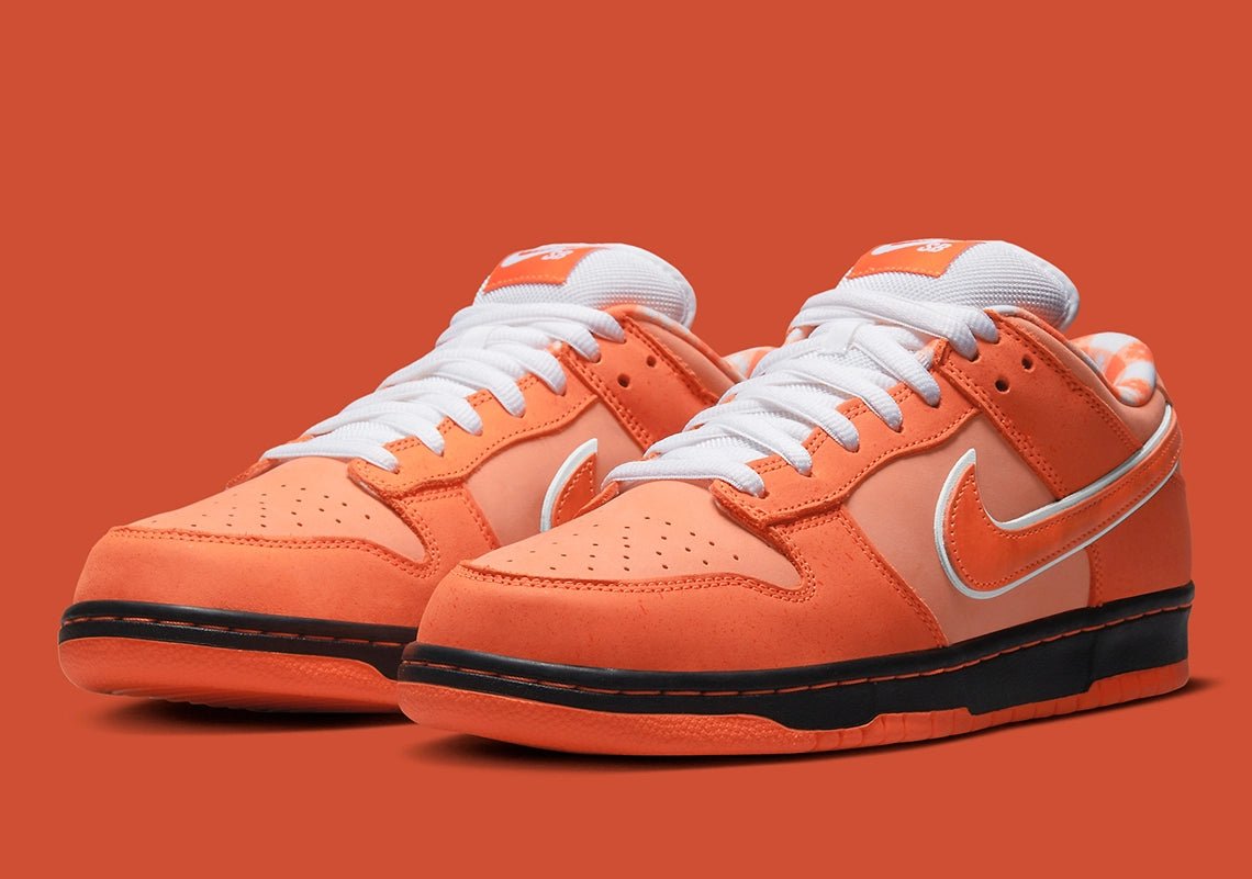 Nike Dunk Low Concepts SB Orange Lobster Kicks Machine
