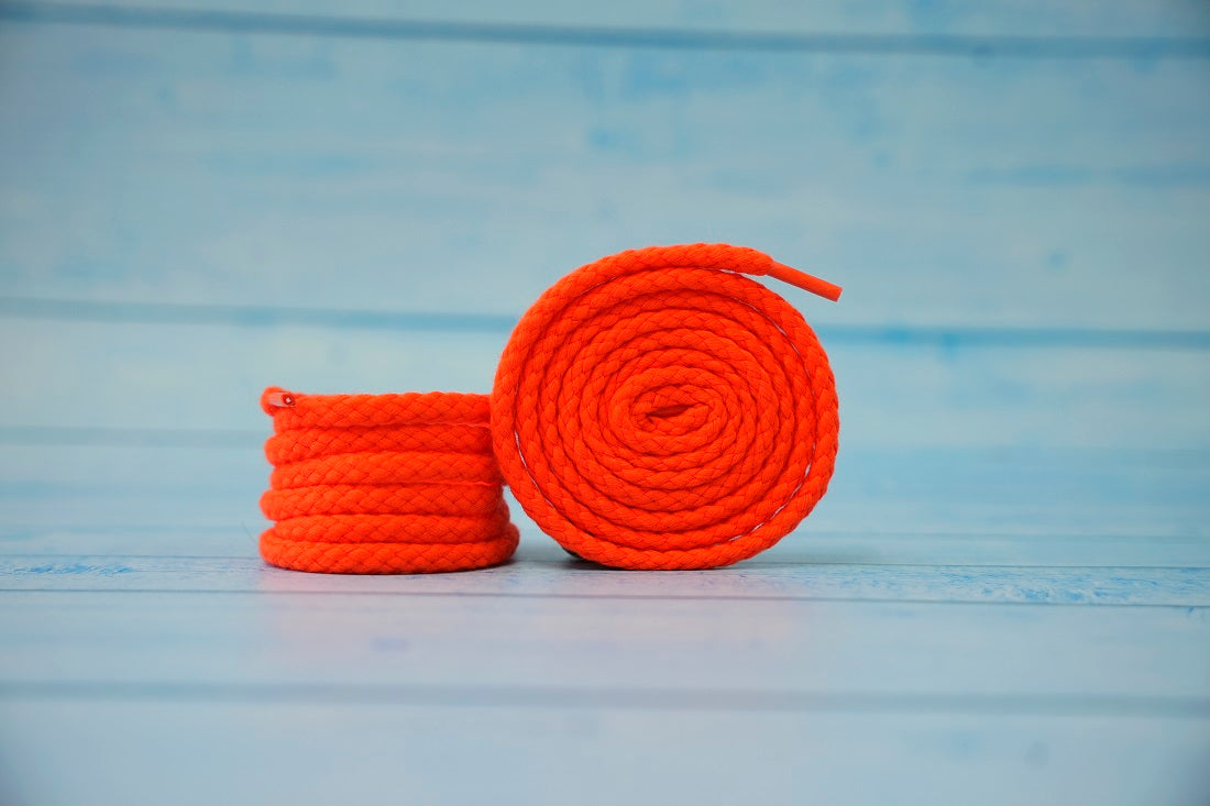 Braided Rope Lace - Orange