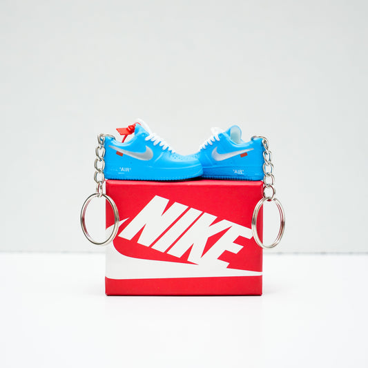 3D Sneaker Keychain With Box - Nike AF1 x Off-White Unc