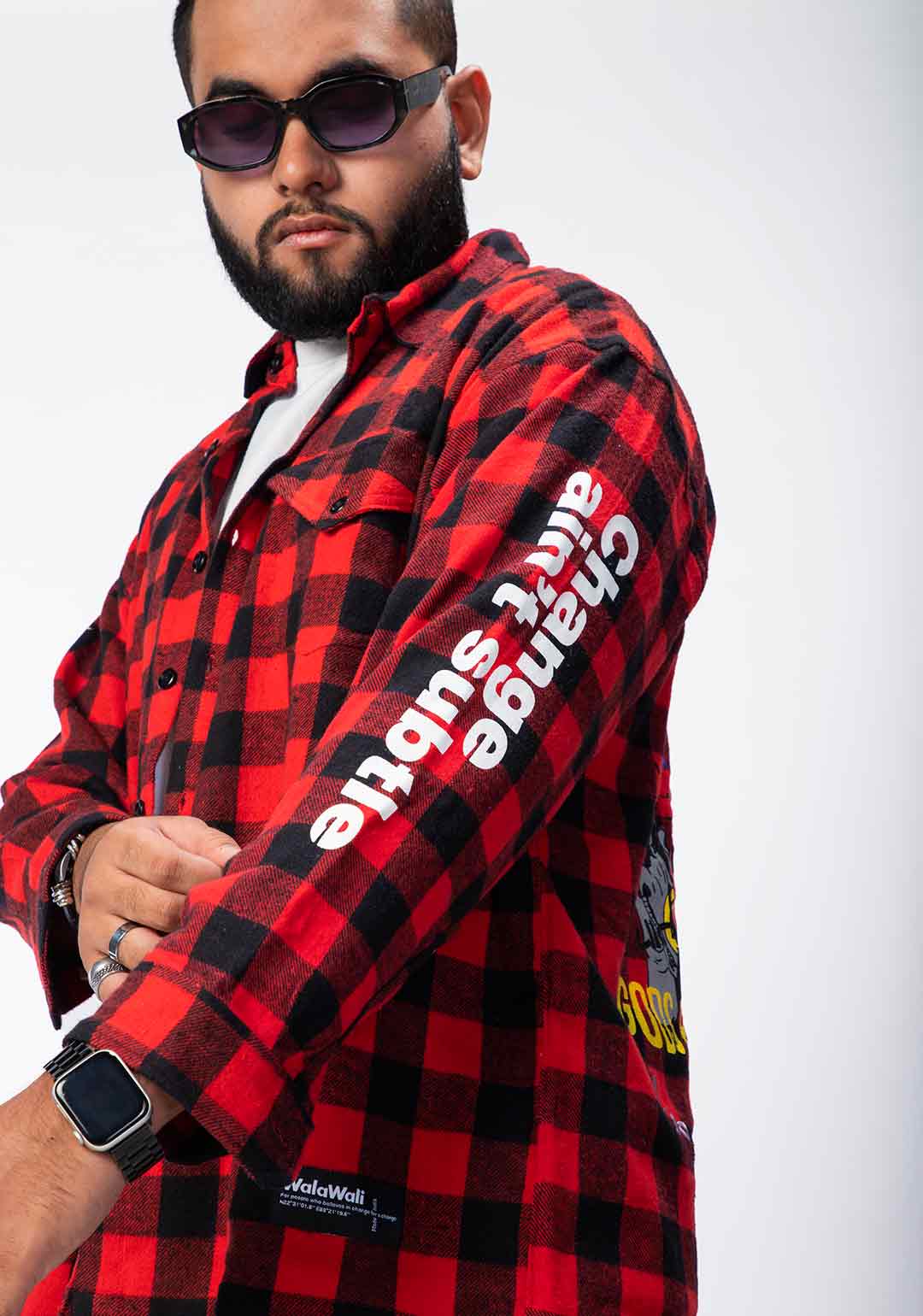 God's Plan Heavy Weight Flannel Overshirt