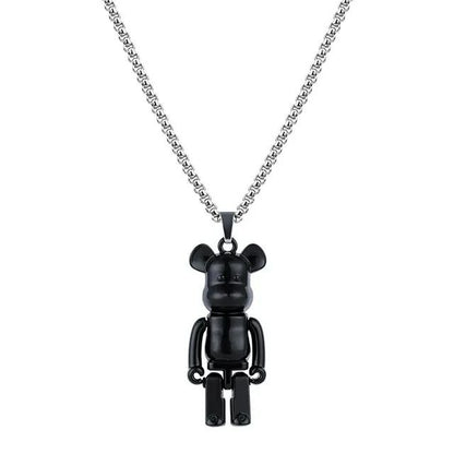 BEAR BRICKS SS PENDANT