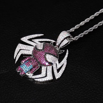 SPIDERMAN ICED OUT PENDANT