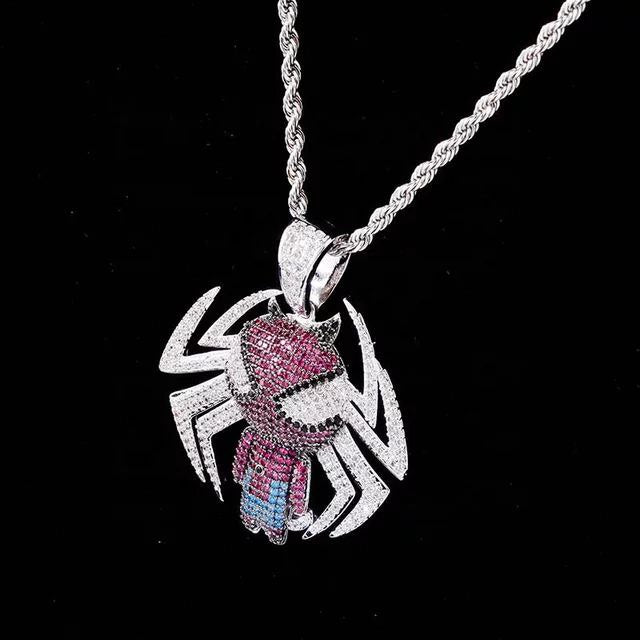 SPIDERMAN ICED OUT PENDANT