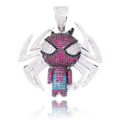 SPIDERMAN ICED OUT PENDANT