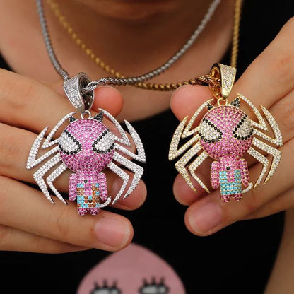 SPIDERMAN ICED OUT PENDANT