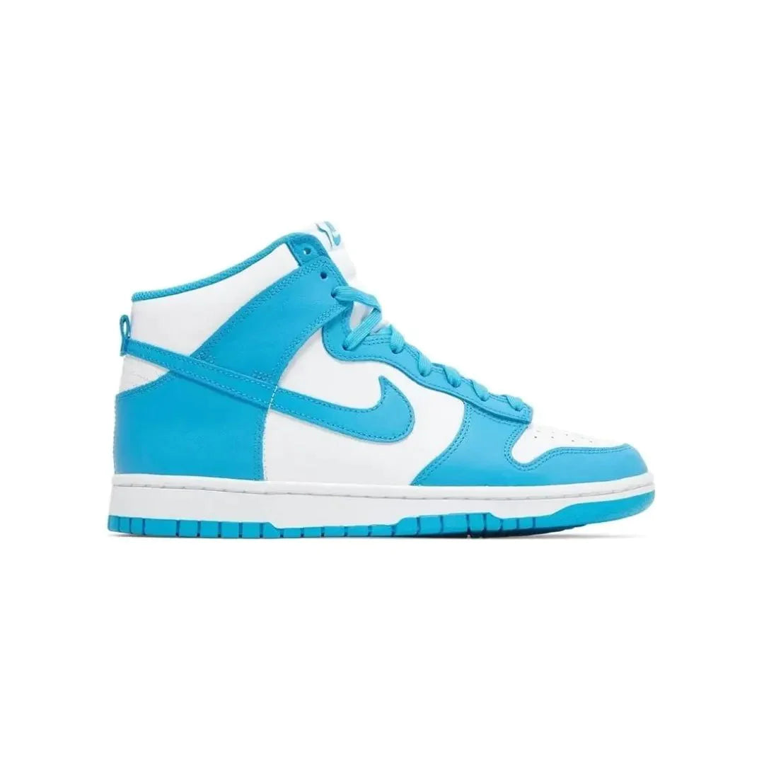 nike dunk high laser blue unc