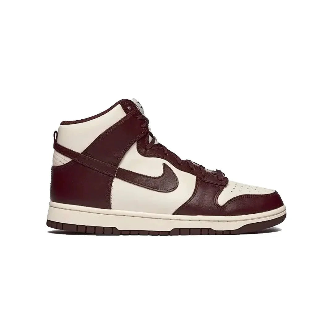 nike dunk high burgundy crush