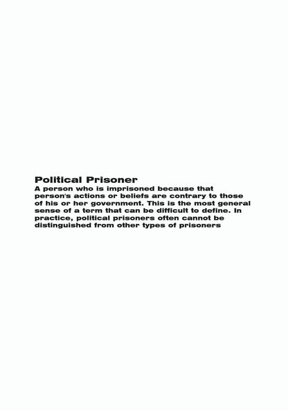 Political Prisoner Boxy Tee