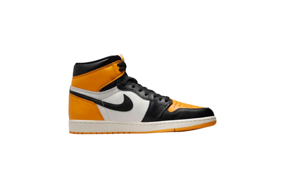 air jordan 1 high taxi yellow toe