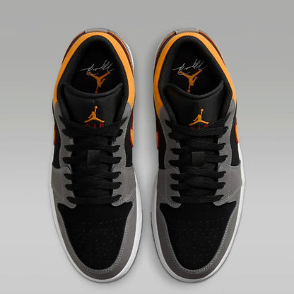 Air Jordan 1 Low Light Graphite Vivid Orange Sale