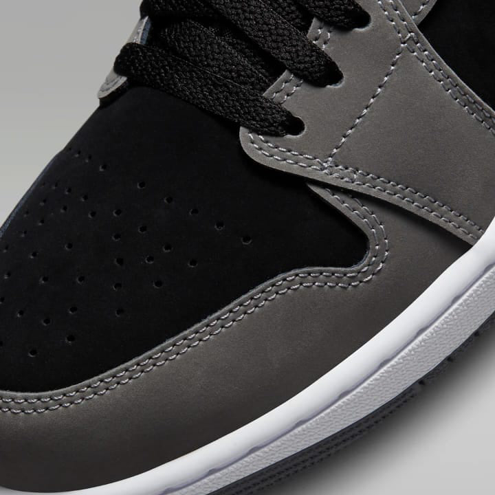 Air Jordan 1 Low Light Graphite Vivid Orange Black Friday Sale