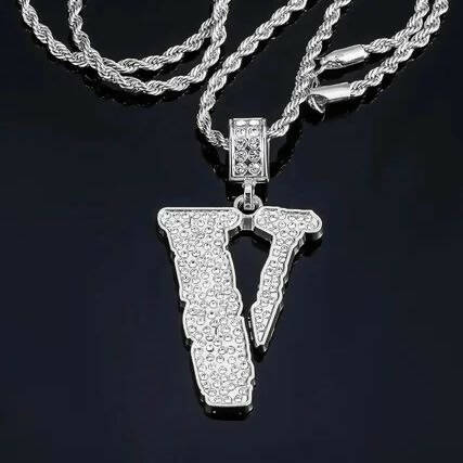 VLONE ICED OUT PENDANT