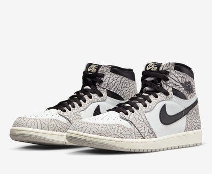 Nike Air Jordan 1 Retro High Og - white cement/tech Grey/muslin-black-white Sale