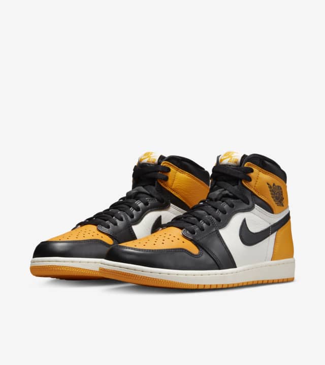 air jordan 1 high taxi yellow toe
