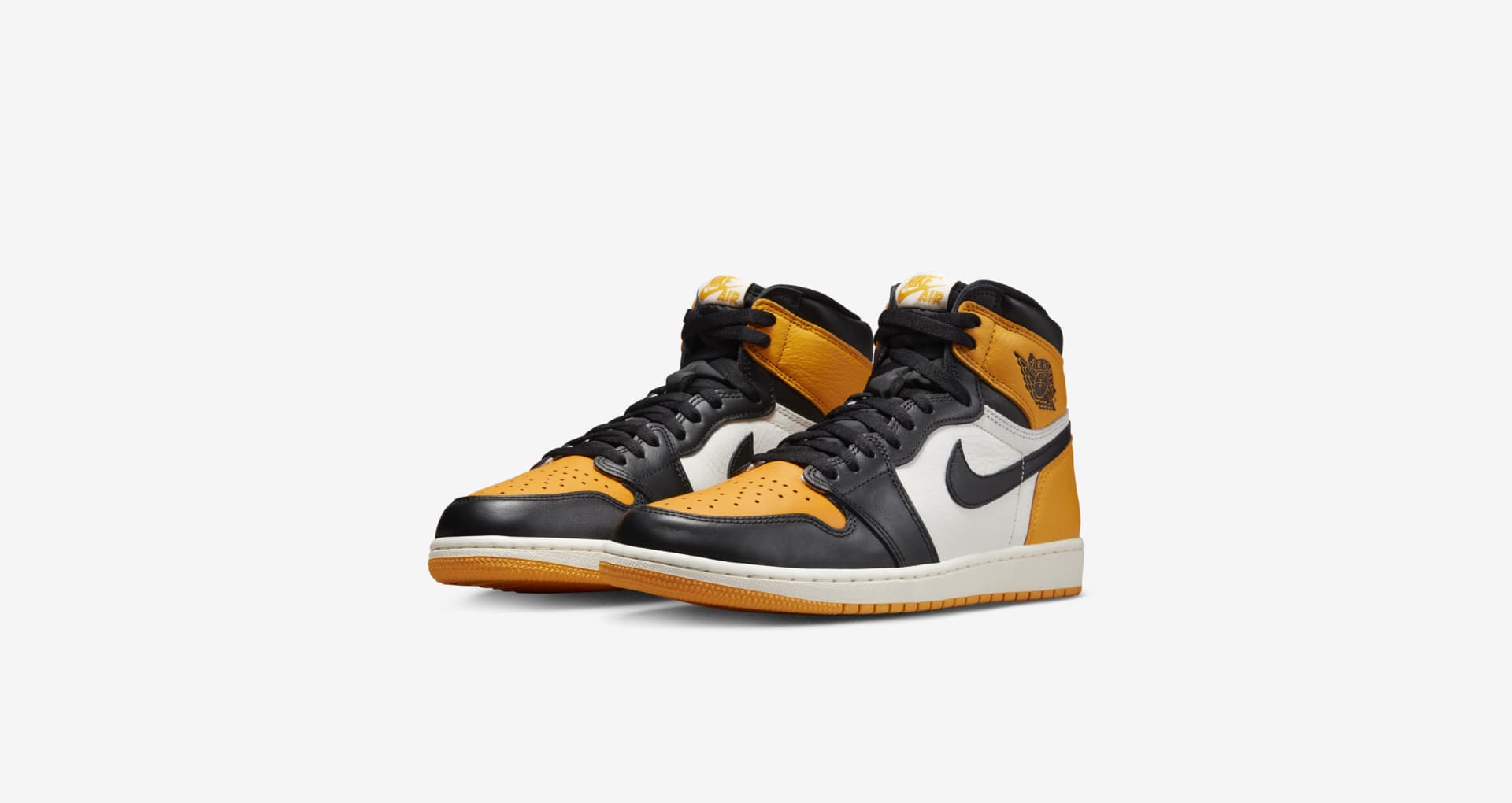 air jordan 1 high taxi yellow toe