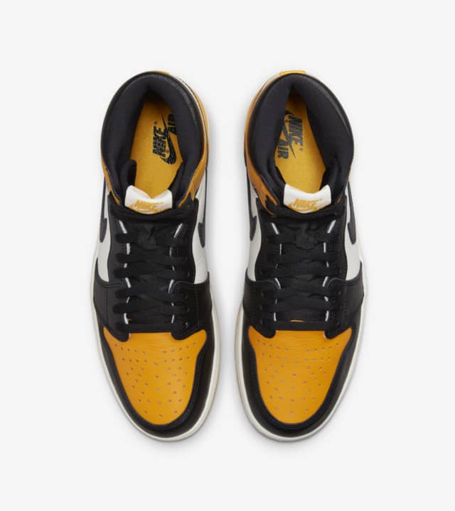 air jordan 1 high taxi yellow toe