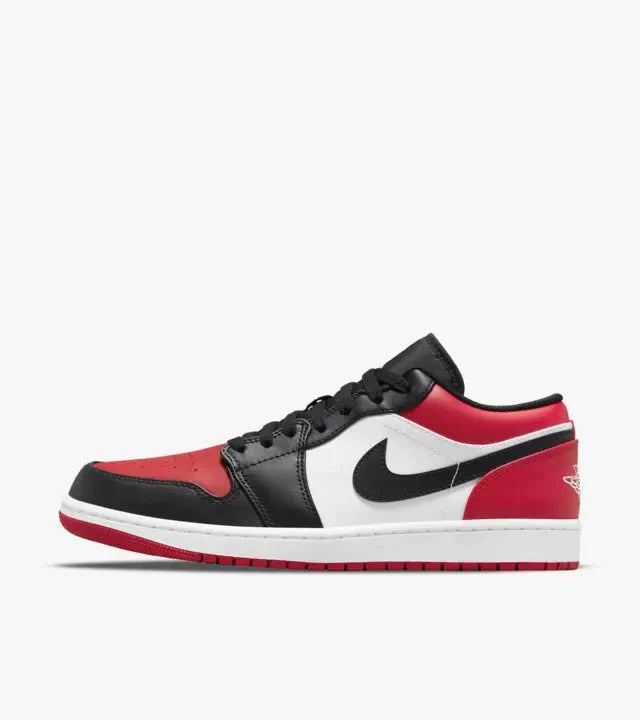 air jordan 1 low bred toe