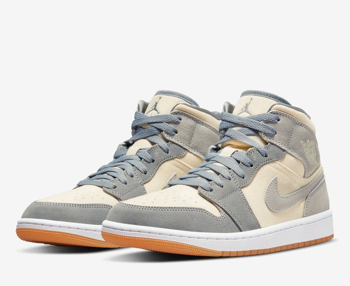 nike air jordan 1 mid coconut milk particle grey