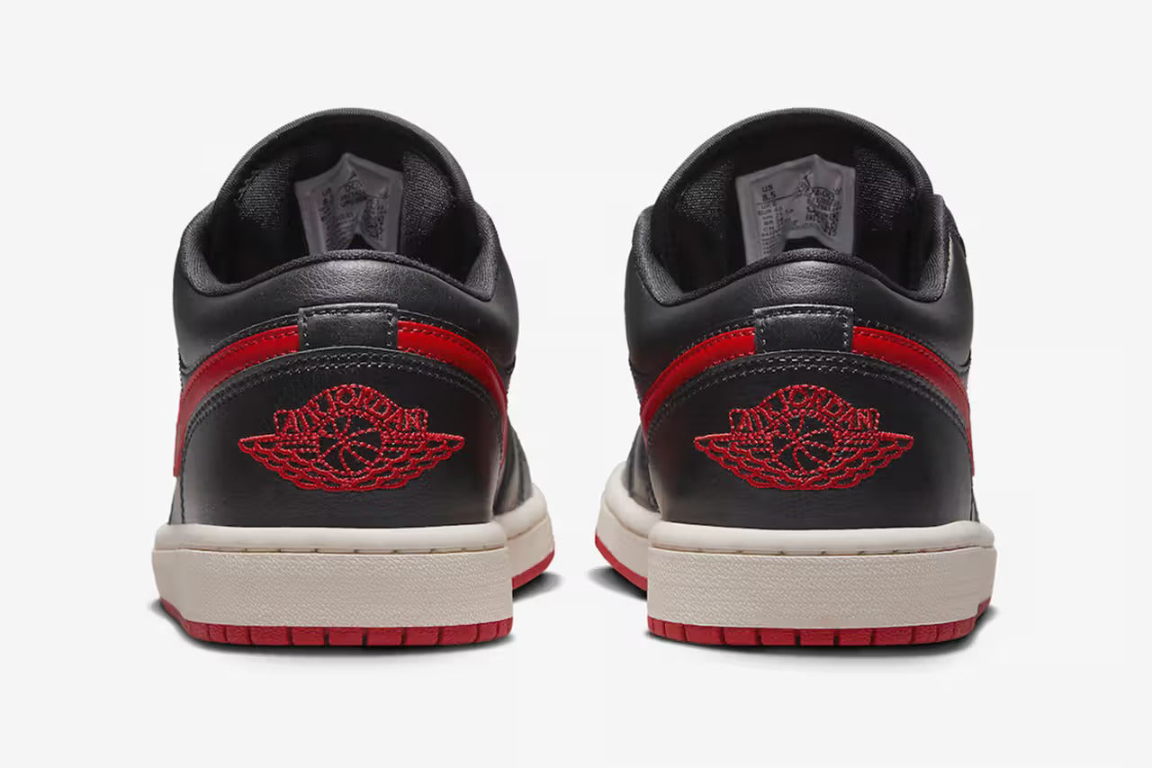 Nike Air Jordan 1 Low Black/Sail/Gym Red Black Friday Sale