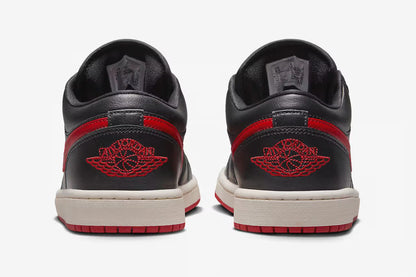 Nike Air Jordan 1 Low Black/Sail/Gym Red Black Friday Sale